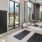 a room with a mirror and fitness equipment